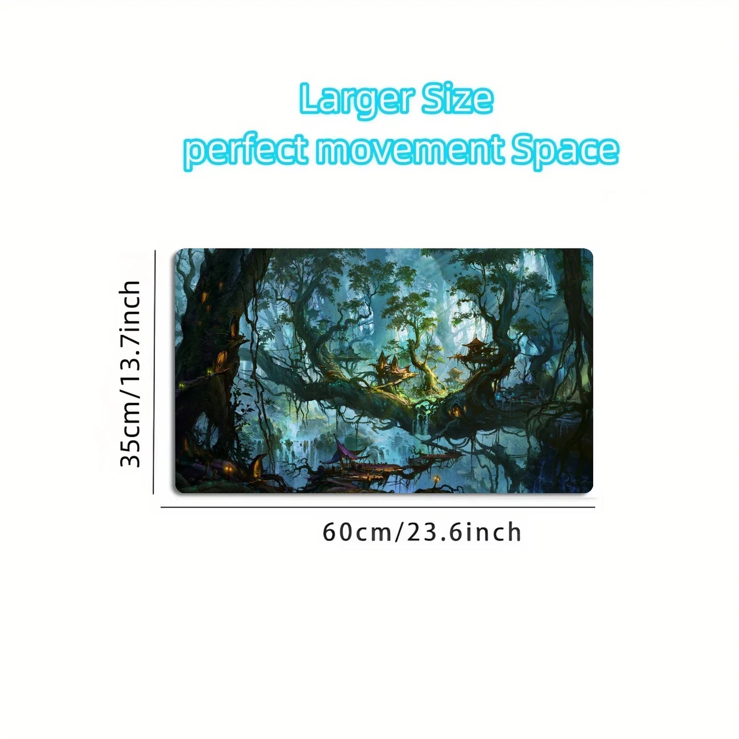 XXL Magic Game Mat TCG CCG Trading Card Table 35x60cm Playmat Rule Area Rubber Mouse Pad for Party Gamer PC Accessory Laptop Rug