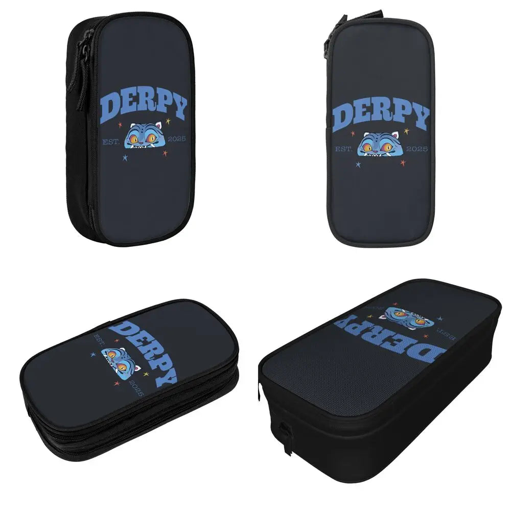 Kpop Demon Hunters Animated Kpop Films Pencil Case College Pencil Bag Students Zipper School Pencil Cases Pattern Stationery