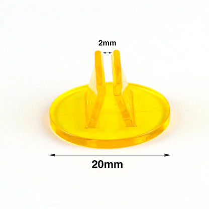 Card Holder Card Binder Clips Transparent Card Holder Various Colours Available Fitting 2MM Cardboard For Board Game Accessories