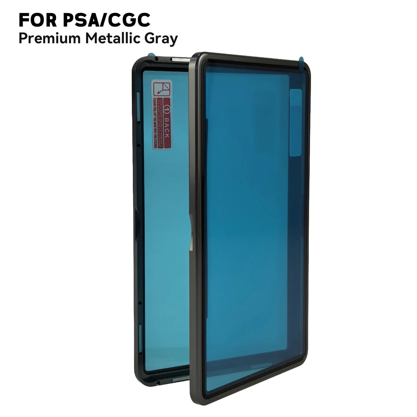 Aluminum Alloy Graded Cards Protector Case For PSA/CGC Slab, UV & Scratch Resistant Trading Card Magnetic Display Holder Box