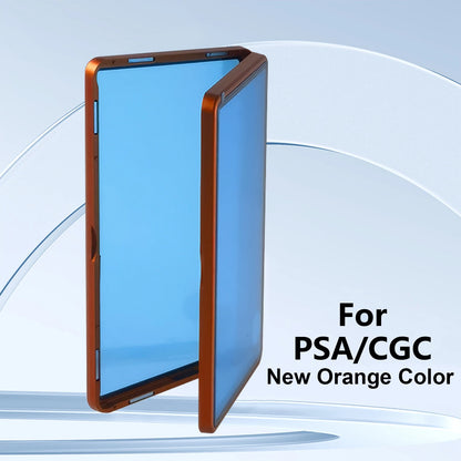 Aluminum Alloy Graded Cards Protector Case For PSA/CGC Slab, UV & Scratch Resistant Trading Card Magnetic Display Holder Box
