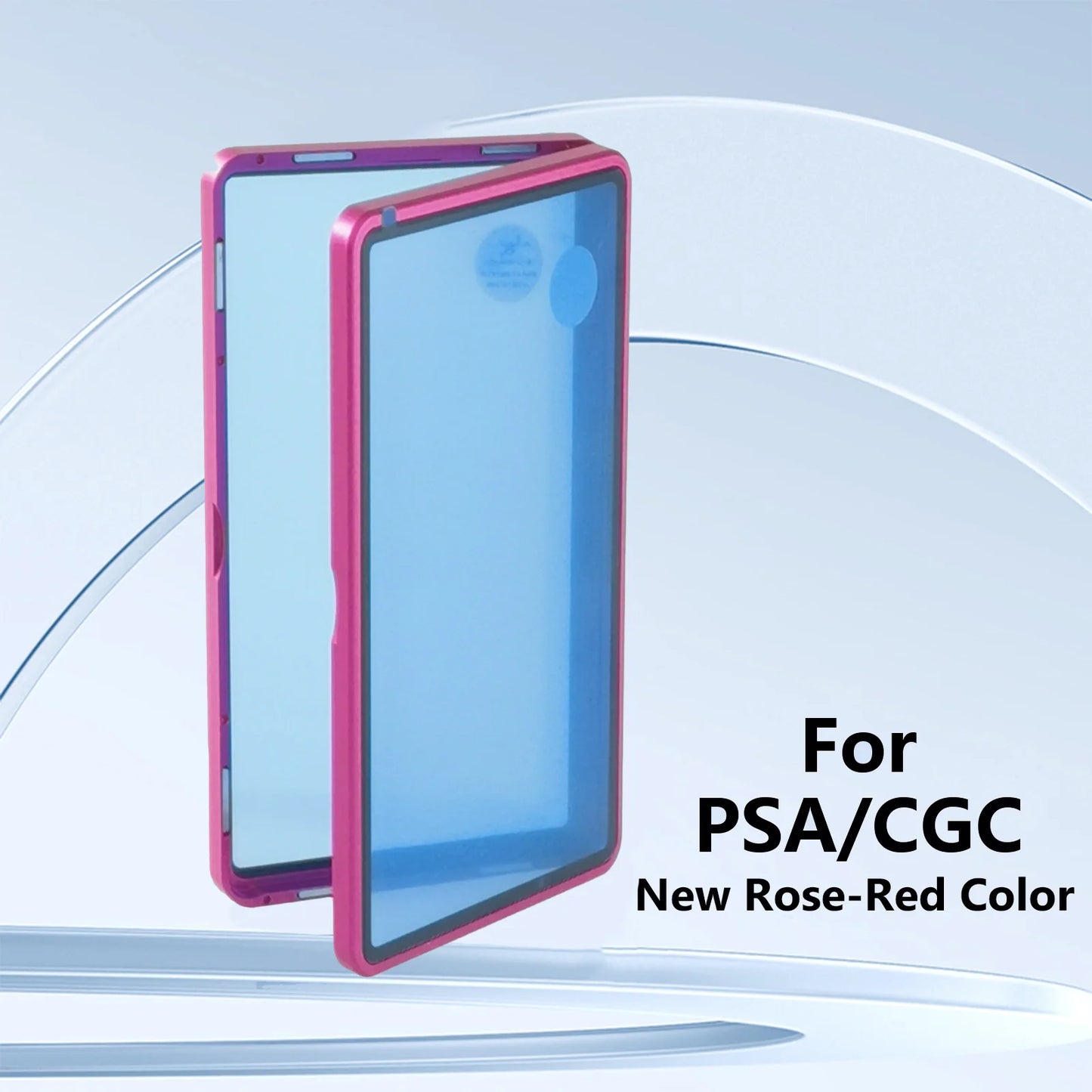 Aluminum Alloy Graded Cards Protector Case For PSA/CGC Slab, UV & Scratch Resistant Trading Card Magnetic Display Holder Box