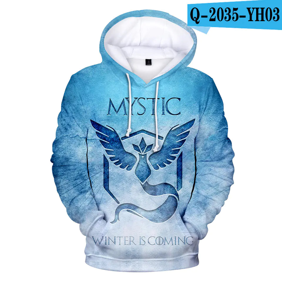 Trendy Pokemon Hoodie - 3D Unisex Hooded Sweatshirt