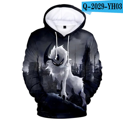 Trendy Pokemon Hoodie - 3D Unisex Hooded Sweatshirt