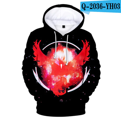 Trendy Pokemon Hoodie - 3D Unisex Hooded Sweatshirt