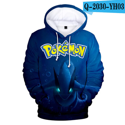 Trendy Pokemon Hoodie - 3D Unisex Hooded Sweatshirt
